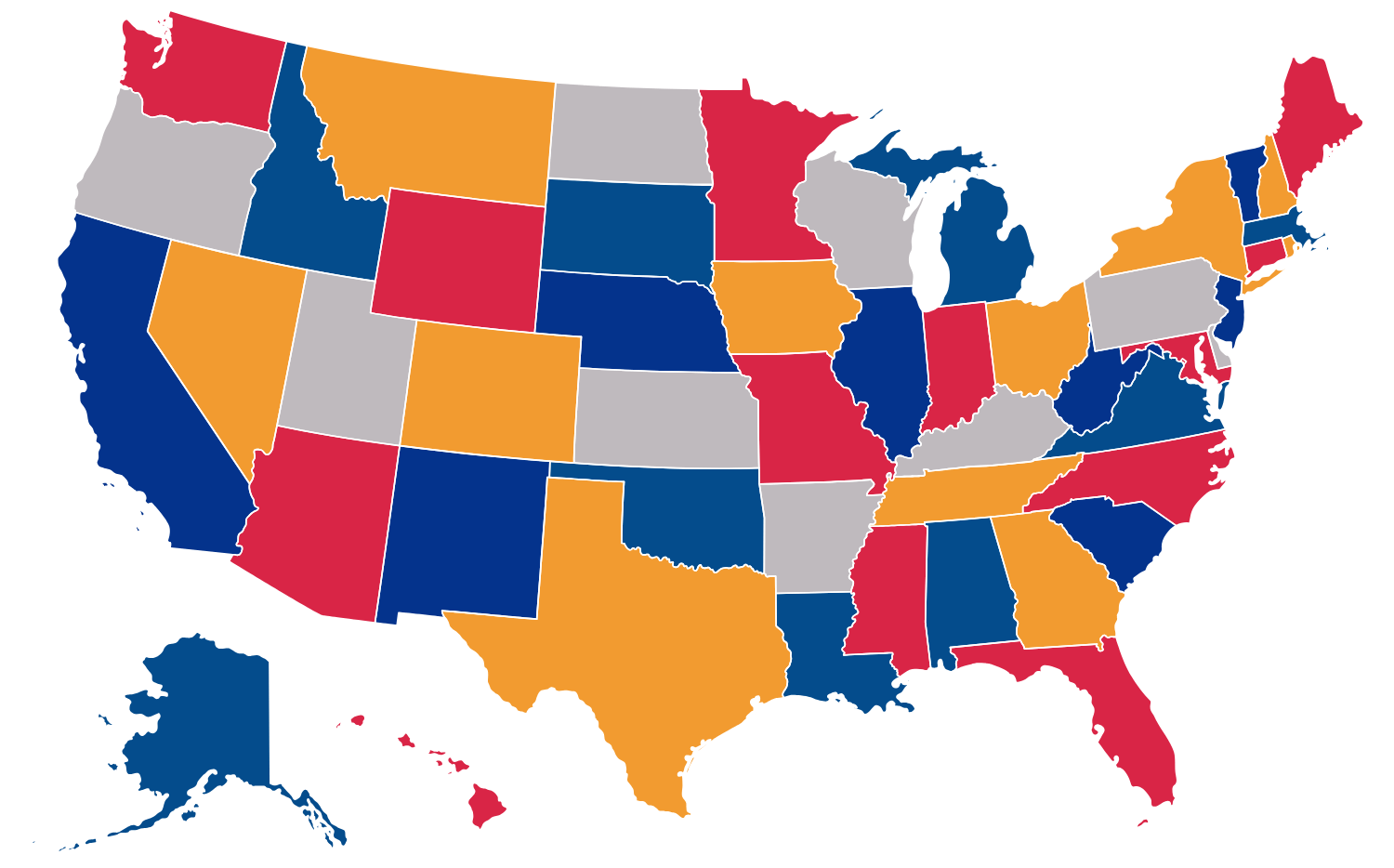 USA map